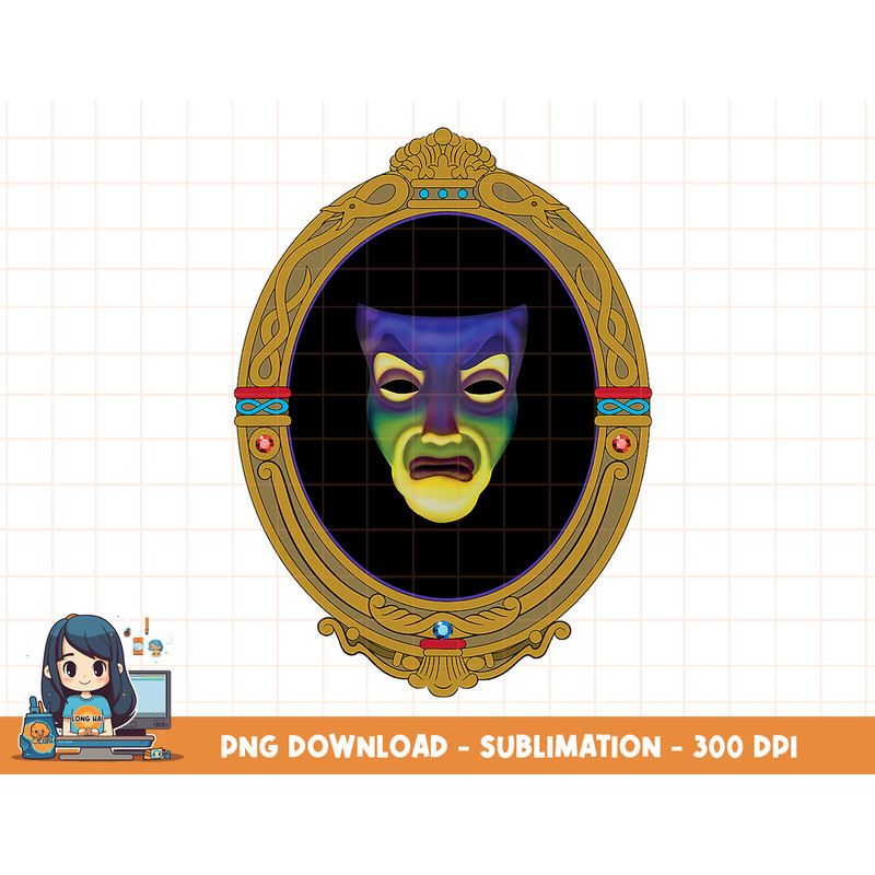 Disney Snow White and the Seven Dwarfs Magic Mirror png, sublimation, digital print.jpg