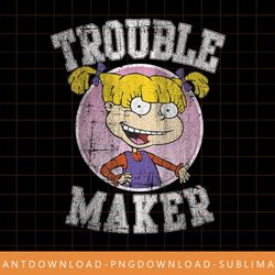 rugrats angelica trouble maker vintage graphic t-shirt png, sublimate, digital print