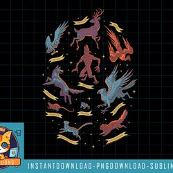 harry potter animal sidekicks collage png, sublimate, digital download