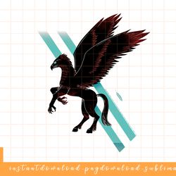 harry potter buckbeak the hippogriff silhouette png, sublimate, digital download
