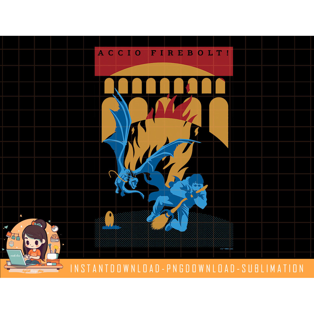 Harry Potter and the Goblet of Fire Accio Firebolt png, sublimate, digital download.jpg
