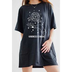 kindness is magic t-shirt, be kind tee, vintage inspired cotton t-shirt, ubisex tee, comfort colors t-shirt
