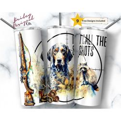 bluetick coonhound hunting 20 oz skinny tumbler sublimation design digital download png instant digital only, coon hunte