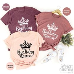birthday queen shirt, birthday tshirt, birthday girl shirts, birthday women shirt, birthday gift, birthday girl gift, bi