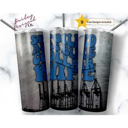 spoiled ass blue collar wife 20 oz skinny tumbler sublimation design digital download png instant digital only, construc
