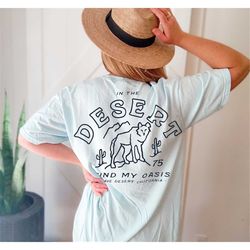 desert-shirt, desert tee, desert vibes, desert tee, vintage inspired t-shirt, retro style, 70s style, comfort colors t-s