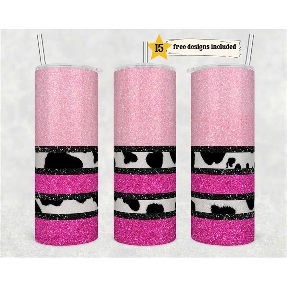 MR-1462023185723-hot-pink-cow-print-20oz-skinny-tumbler-design-templates-image-1.jpg