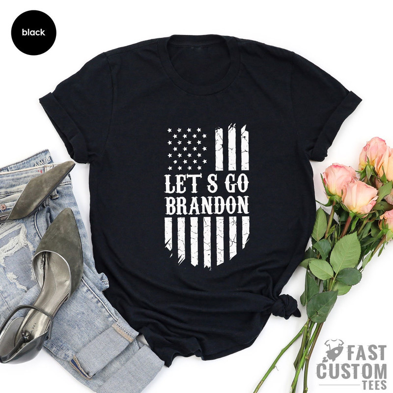 Brandon Biden Shirt, Let's Go Brandon Tee, Brandon Chant T-shirt, Let's Go Brandon Shirt, American Flag T-shirt, Funny Biden Republic Shirt - 3.jpg