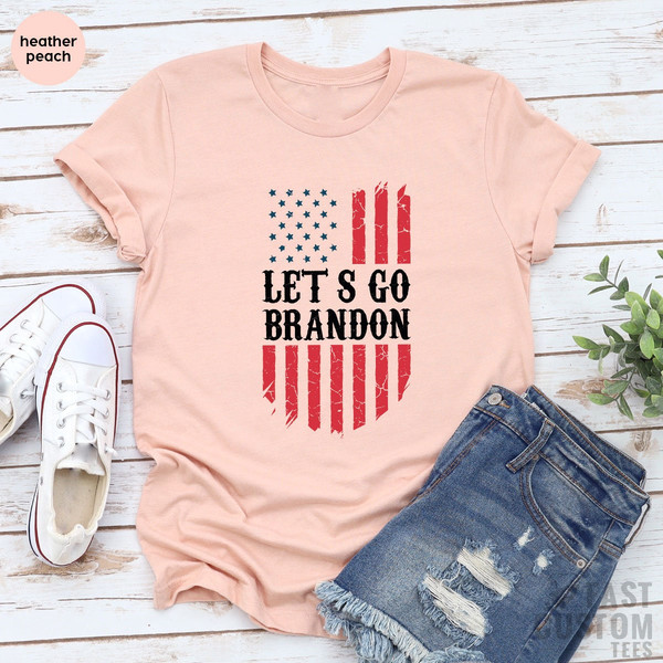 Brandon Biden Shirt, Let's Go Brandon Tee, Brandon Chant T-shirt, Let's Go Brandon Shirt, American Flag T-shirt, Funny Biden Republic Shirt - 5.jpg