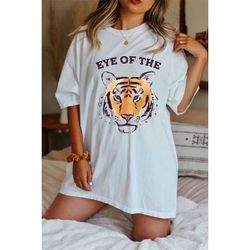 eye of the tiger tee,  tiger t-shirt, tiger tee, hippie tee vintage inspired t-shirt, unisex tee, comfort colors t-shirt