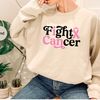 Breast Cancer Ribbon Shirt, Fight Cancer Tees, Breast Cancer Shirt, Cancer Warrior T-Shirt, Breast Cancer Support Gift, Cancer Awareness Tee - 7.jpg