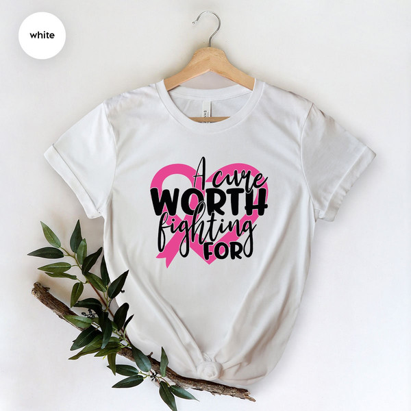 Breast Cancer Shirt, Breast Cancer Awareness Shirt, Breast Cancer Survivor Gift, Breast Cancer Month, Cancer Support, Motivational Shirt - 7.jpg