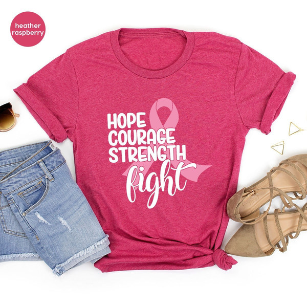 Breast Cancer Shirt, Breast Cancer Gifts, Cancer Shirt, Cancer Support TShirt, Motivational Shirt, Breast Cancer Awareness, Cancer Warrior - 1.jpg