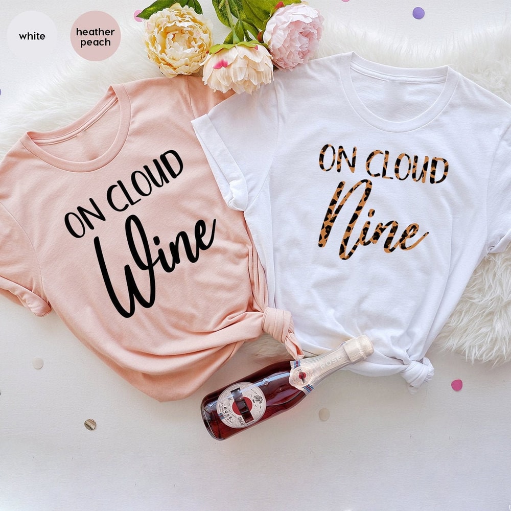 Bridesmaid TShirt, Funny Bachelorette Shirt, Bachelorette Favors, Wine Bachelorette Party Tee, Bridal Match Shirt - 1.jpg