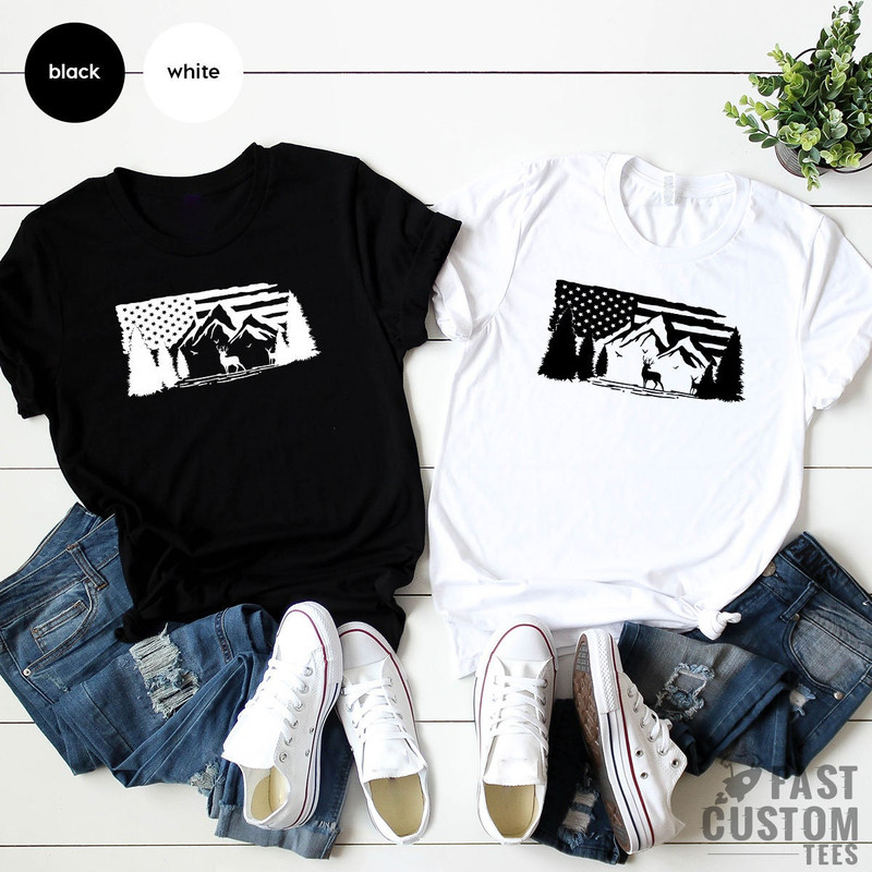 Camping Shirt, USA Mountain TShirt, Hiking T Shirt, Camp Gifts, Outdoor Shirts, Vacation T Shirt, Nature Lover Shirt, Gift For Camper - 2.jpg