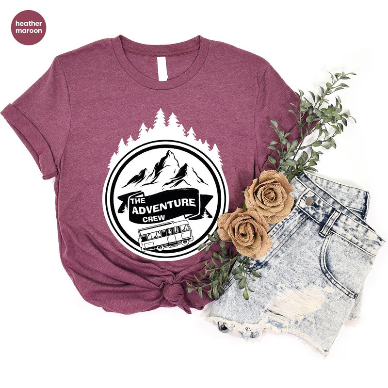 Camping TShirt, Camping Gift, Adventure Shirt, Travel T Shirt, Matching Trip Shirts, Mountain Graphic Tees, Hiking Outfit, Vacation Clothing - 10.jpg