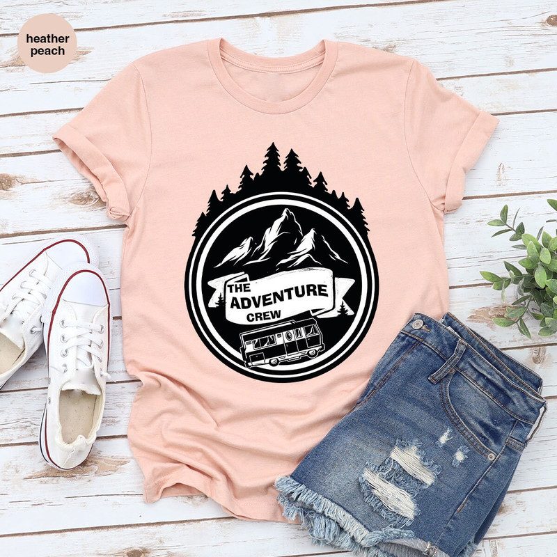 Camping TShirt, Camping Gift, Adventure Shirt, Travel T Shirt, Matching Trip Shirts, Mountain Graphic Tees, Hiking Outfit, Vacation Clothing - 5.jpg