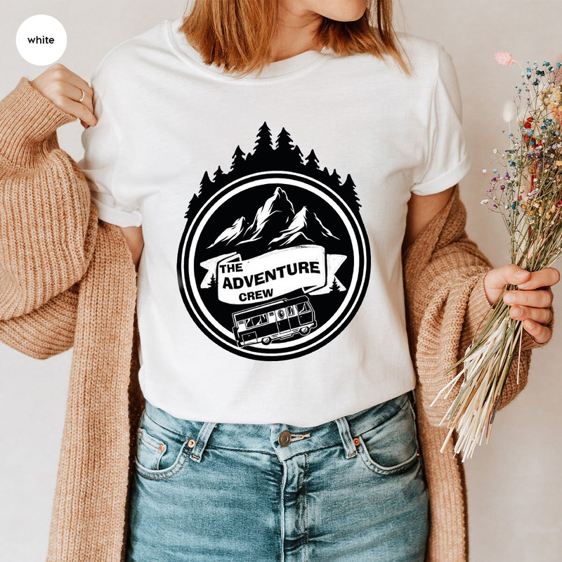 Camping TShirt, Camping Gift, Adventure Shirt, Travel T Shirt, Matching Trip Shirts, Mountain Graphic Tees, Hiking Outfit, Vacation Clothing - 6.jpg