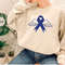 Cancer Awareness T-Shirt, Colon Cancer Crewneck Sweatshirt, Cancer Survivor Gift, Blue Ribbon Shirt, Awareness Gift, Gift for Her - 2.jpg