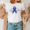 Cancer Awareness T-Shirt, Colon Cancer Crewneck Sweatshirt, Cancer Survivor Gift, Blue Ribbon Shirt, Awareness Gift, Gift for Her - 7.jpg