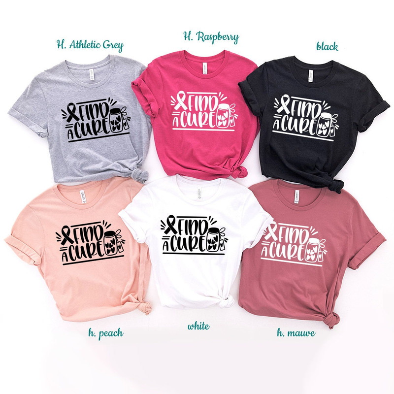 Cancer Shirt, Find A Cure Shirt, Pink Ribbon Shirt, Cancer Fighter Shirt, Breast Cancer T-Shirt, Cancer Support Shirt, Cancer Awareness Tee - 7.jpg