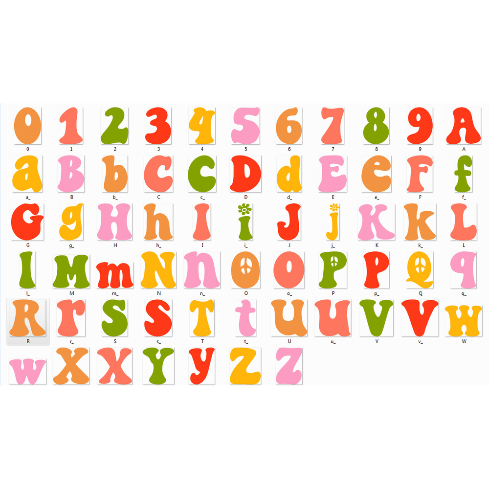 Hippie Peace font 5.png