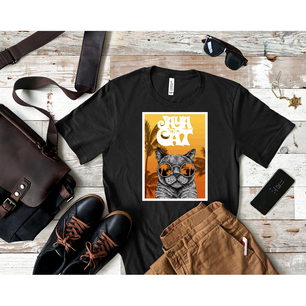 Cats Glasses Classic T-Shirt 61_Shirt_Black.jpg