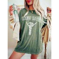 hang loose t-shirt. hang loose tee, hippie t-shirt, vintage inspired cotton t-shirt, unisex tee, comfort colors t-shirt