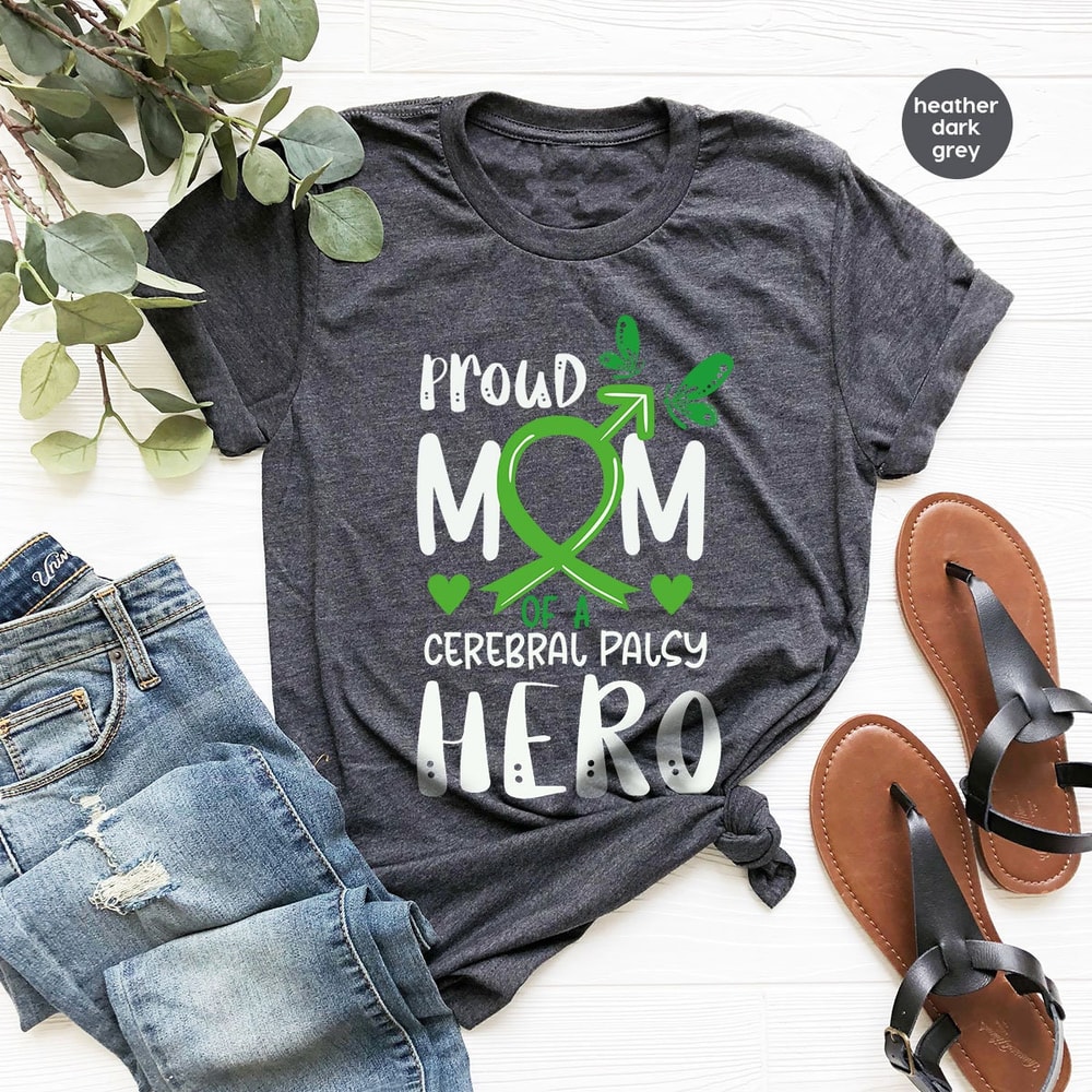 Cerebral Palsy Mom Shirt, Motivational Sweatshirt, Gift for Mom, Cerebral Palsy Support T-Shirt, Awareness Shirt, Mom Shirt, Survivor Gift - 2.jpg