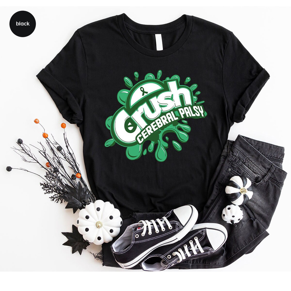 Cerebral Palsy Survivor Shirt, Warrior Graphic Tees, Cerebral Palsy Awareness Gifts, Support Clothing, Cerebral Palsy VNeck T-Shirts - 7.jpg