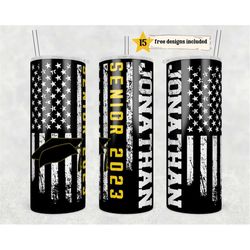 class of 2023 graduate tumbler wrap, senior school 20 oz skinny tumbler, new grad sublimation design, digital download h