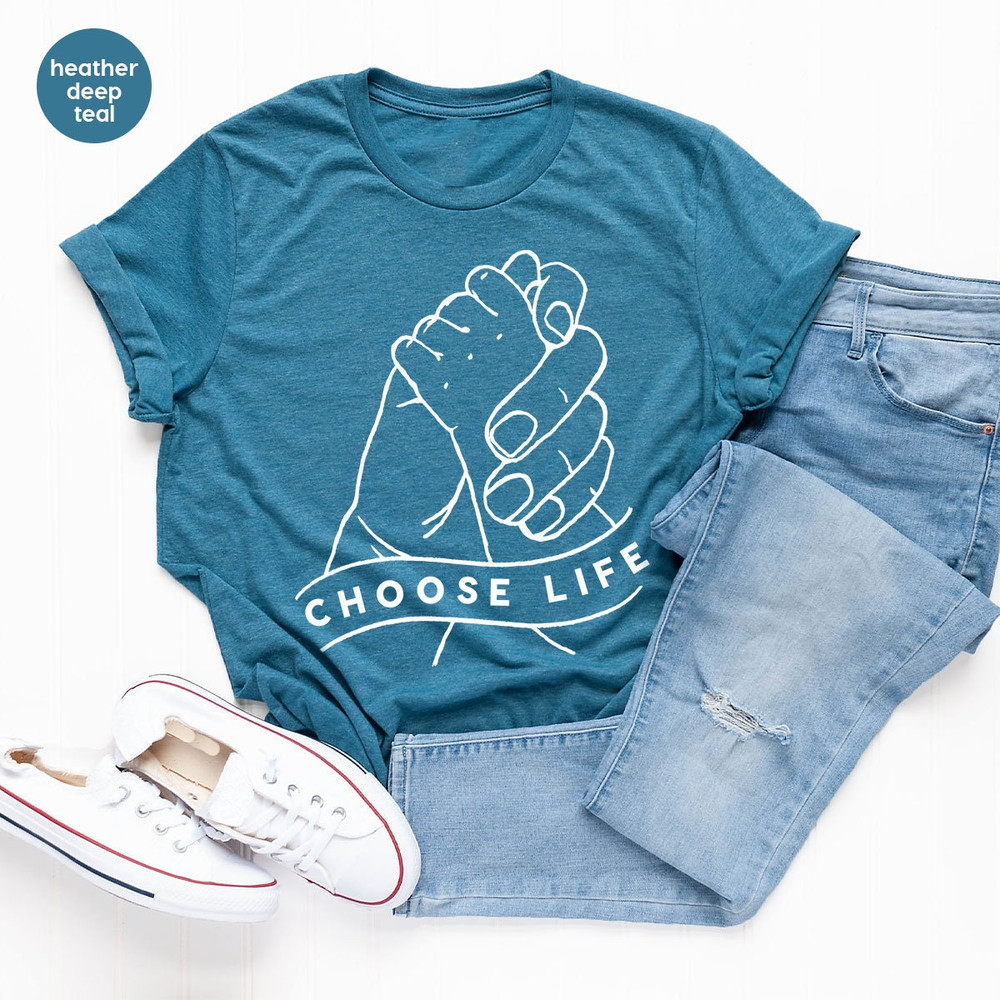 Choice Life Shirt, Mom and Baby Hands T-Shirt, Pro Life Sweatshirts, Save The Babies Shirts, Christian Tshirt, Conservative Tshirts - 4.jpg