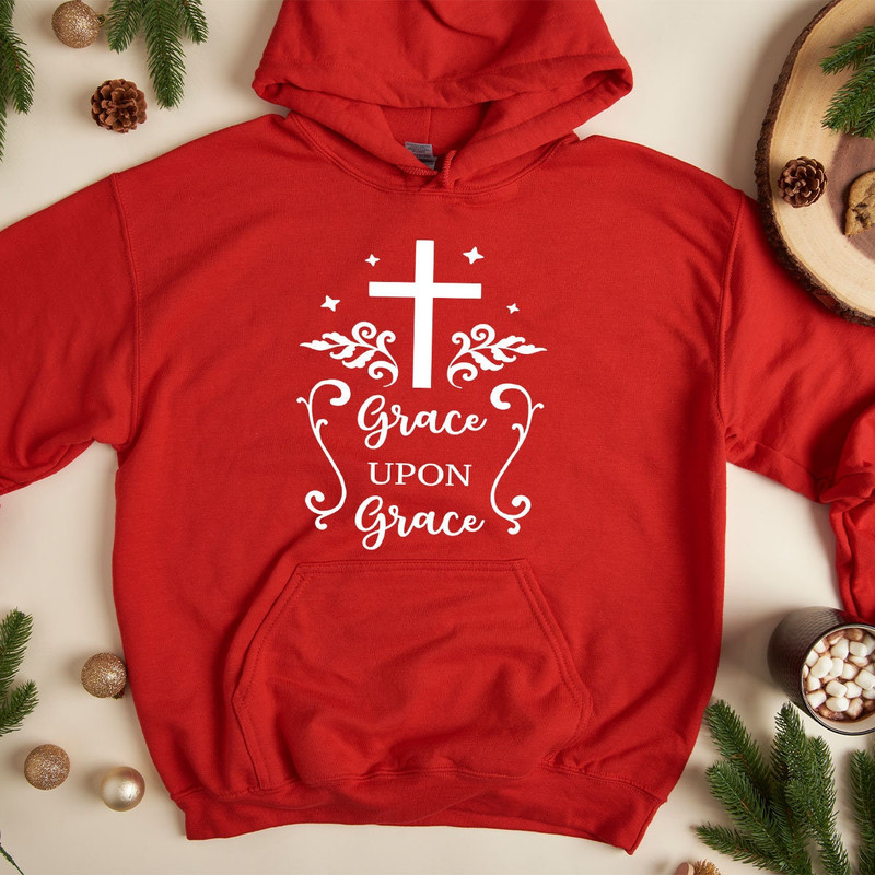 Christian Shirt, Grace Upon Grace Shirt, Jesus Shirt, Religious Tee, Christian Quotes Shirt, Church Shirt, Bible Quotes Shirt, Christian Tee - 6.jpg
