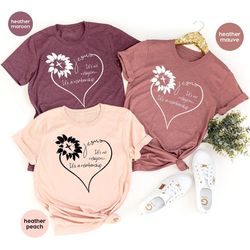 christians t shirt, religious t shirt, jesus it's no religion it's a relationship shirt,  sunflower heart shirt, christi