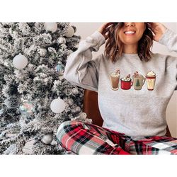 christmas hot chocolate sweatshirt | christmas shirt, christmas shirt for women, christmas chocolate shirt, christmas sh