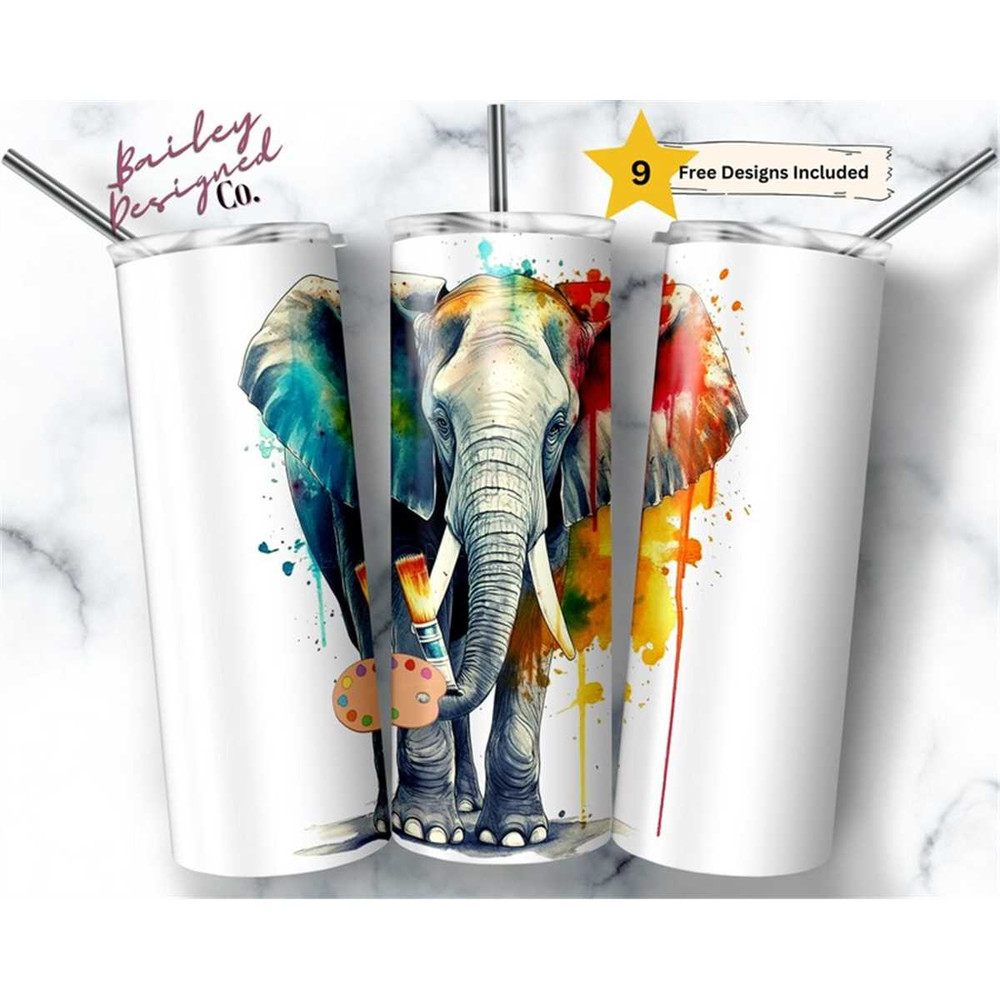 MR-146202319574-artistic-painting-elephant-20-oz-skinny-tumbler-sublimation-image-1.jpg