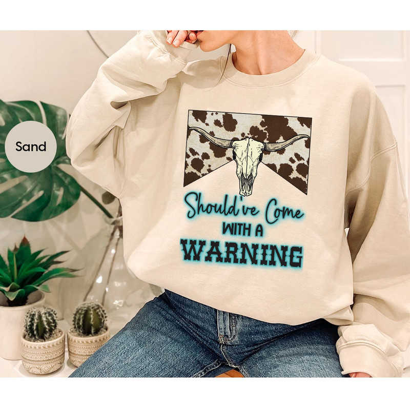 Country Music T-Shirt, Retro Song Lyrics Tshirt, Western Outfit, Gift for Her, Southern Vneck T-Shirt, Bull Skull Graphic Tees, Cowboy Shirt - 7.jpg