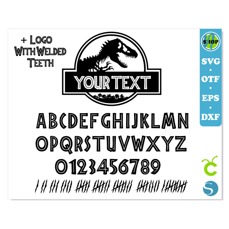 Dinosaur Park font ttf logo svg 1.jpg