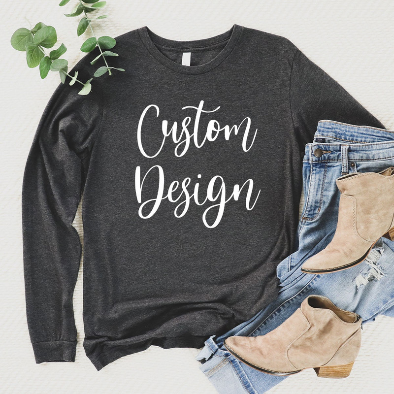 Crewneck Custom Sweatshirt, Trendy Custom Hoodie, Unisex Custom Long Sleeve Shirts, Custom Text Shirts, Personalized Hoodie, Custom Design - 5.jpg