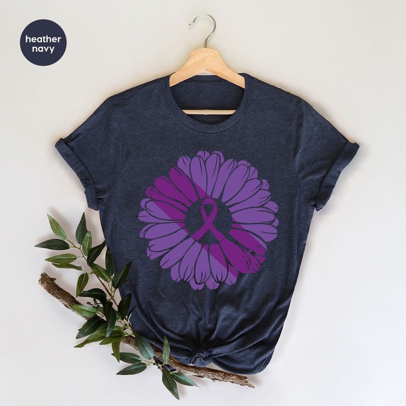 Crohns Disease Sunflower T-Shirt, Family Support Shirts, Crohns Disease Gifts, Crohns Awareness Month, Invisible Illness Graphic Tees - 3.jpg