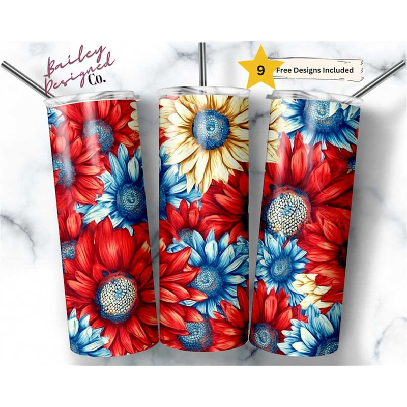 MR-146202320913-red-white-blue-sunflowers-20-oz-skinny-tumbler-sublimation-image-1.jpg