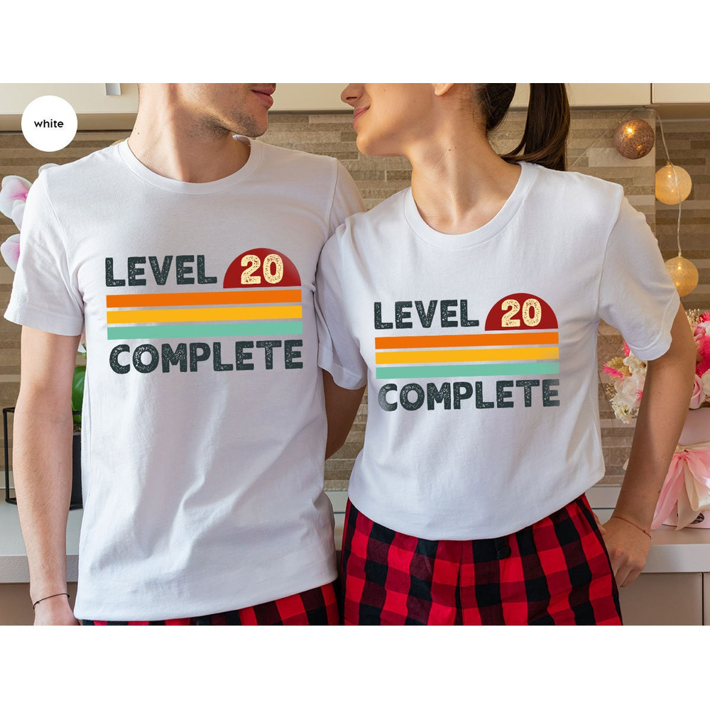 Custom Anniversary TShirt, Personalized Gift, 20th Wedding Anniversary Shirt, Anniversary Gift for Him, Vintage Husband TShirt, Couples Gift - 3.jpg