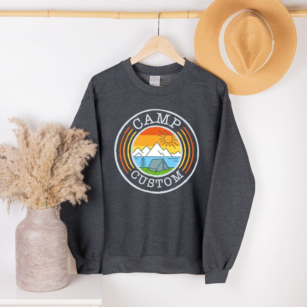 Custom Camp Sweatshirt, Camp Gifts, Custom Hoodie, Custom Long Sleeve Camp Shirts for Family, Camp Crew Sweater, Camping Family Hoodies - 2.jpg