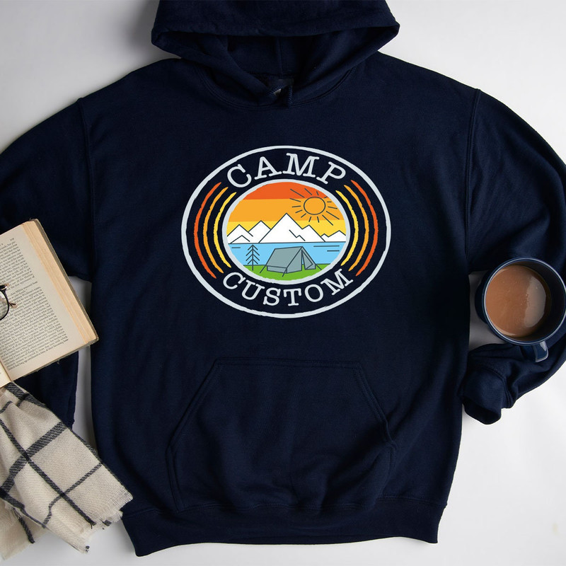Custom Camp Sweatshirt, Camp Gifts, Custom Hoodie, Custom Long Sleeve Camp Shirts for Family, Camp Crew Sweater, Camping Family Hoodies - 8.jpg