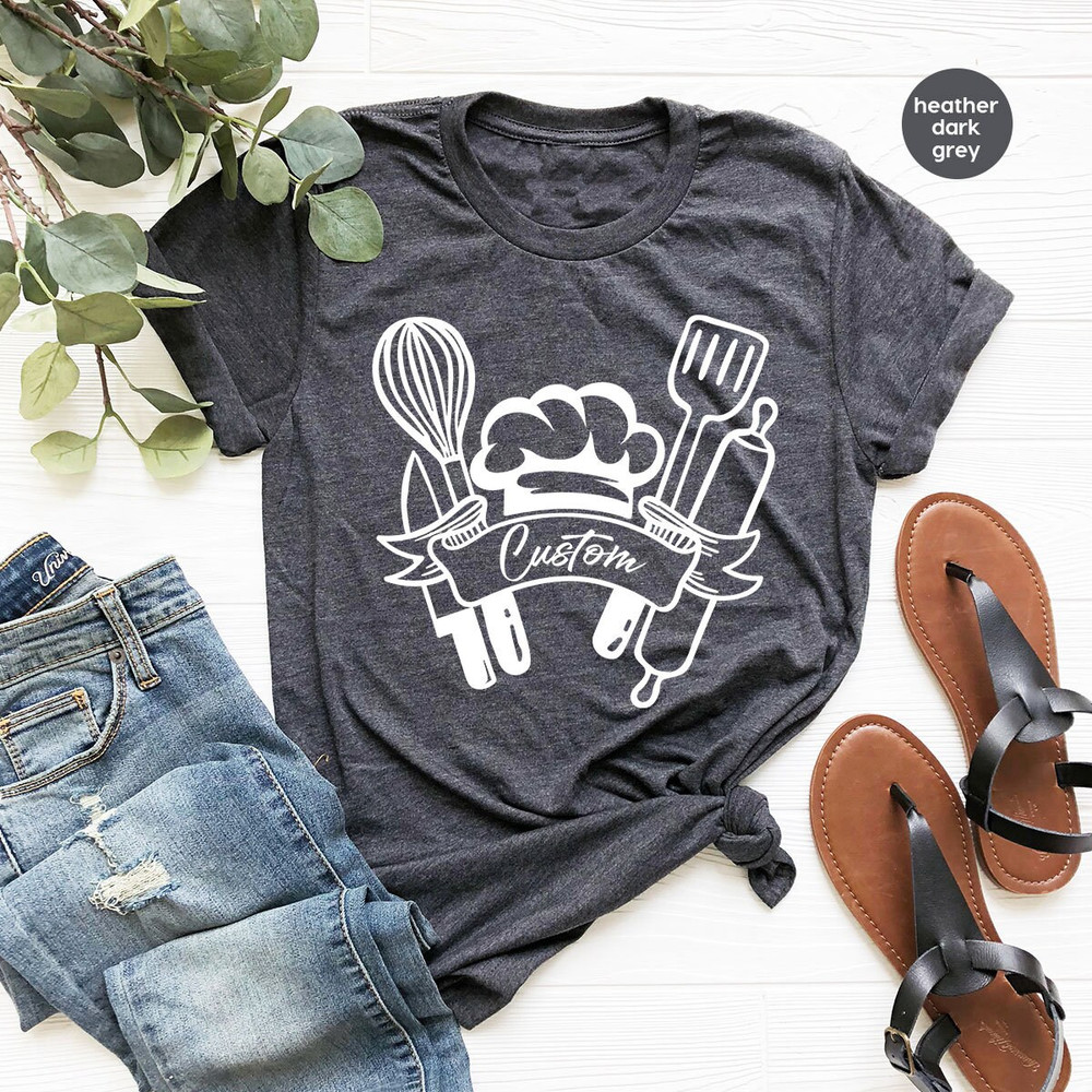 Custom Chef Shirt, Fathers Day Gifts, Trendy Dad T-Shirts, Gifts for Mom, Personalized Father Clothing, Daddy Outfit, Gift for Papa - 2.jpg