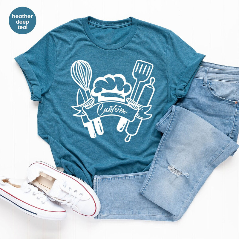 Custom Chef Shirt, Fathers Day Gifts, Trendy Dad T-Shirts, Gifts for Mom, Personalized Father Clothing, Daddy Outfit, Gift for Papa - 4.jpg