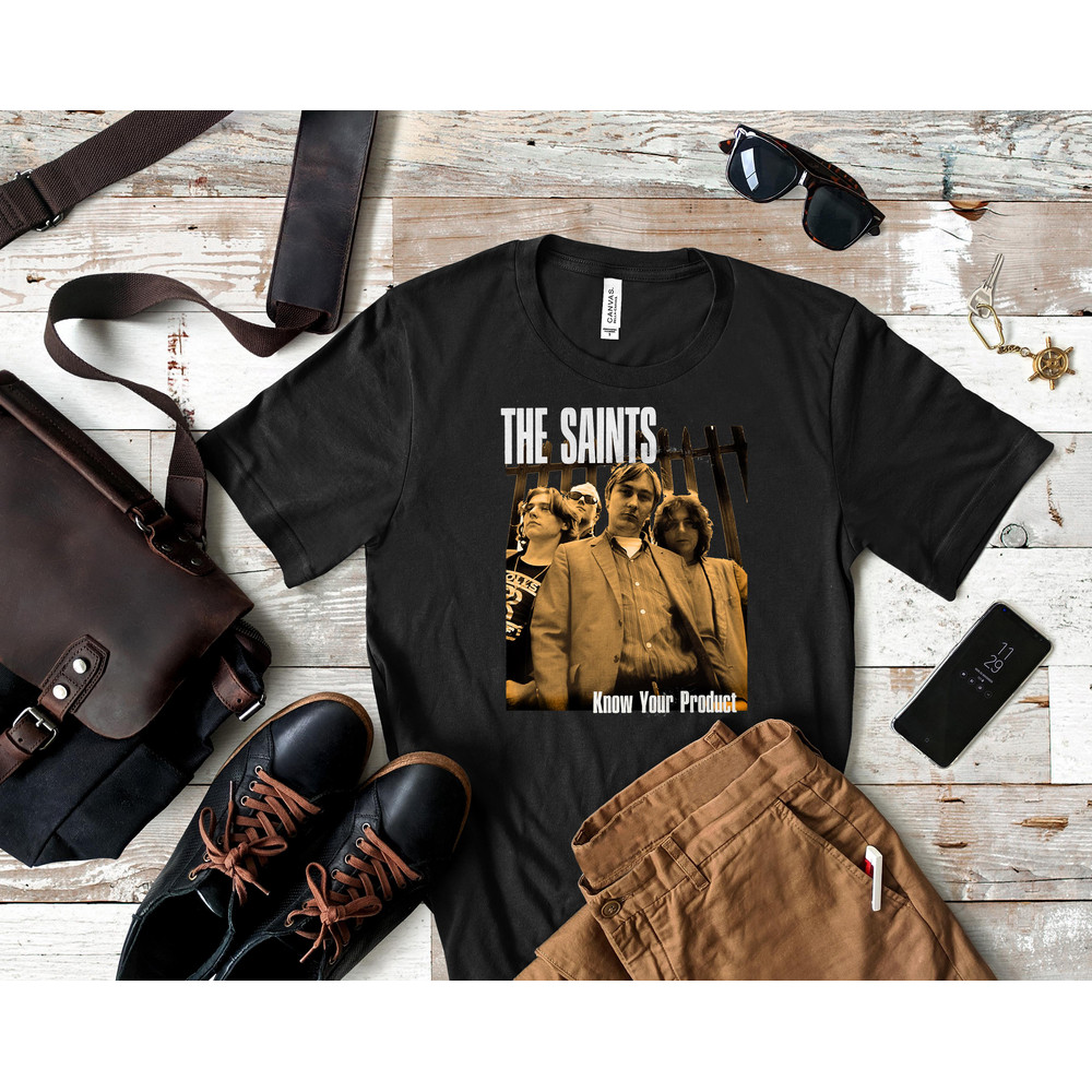 The Saints Know your Product Tee Essential T-Shirt 5_Shirt_Black.jpg
