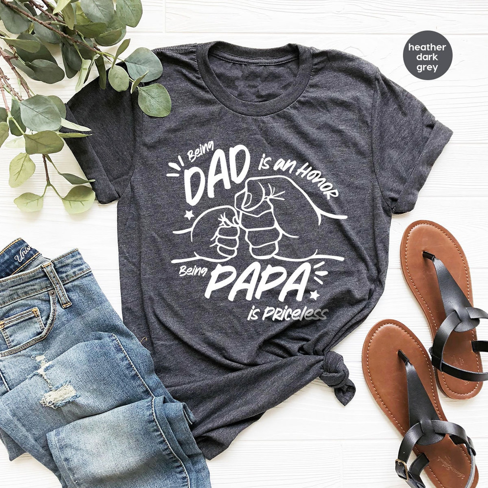 Custom Dad Shirts, Personalized Gifts for Dad, Funny Daddy Gifts, Fathers Day Shirt, Fathers Day Gifts for Grandpa, Papa Graphic Tees - 1.jpg