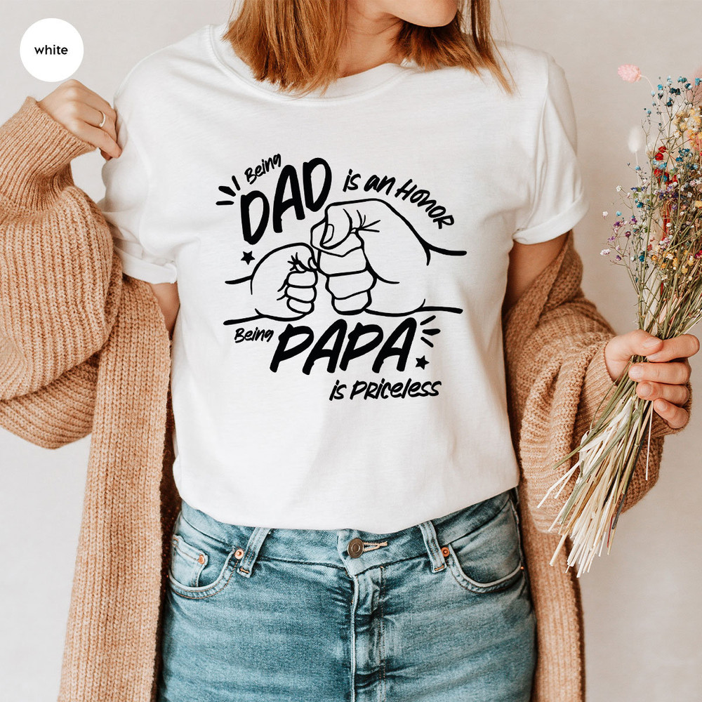 Custom Dad Shirts, Personalized Gifts for Dad, Funny Daddy Gifts, Fathers Day Shirt, Fathers Day Gifts for Grandpa, Papa Graphic Tees - 2.jpg