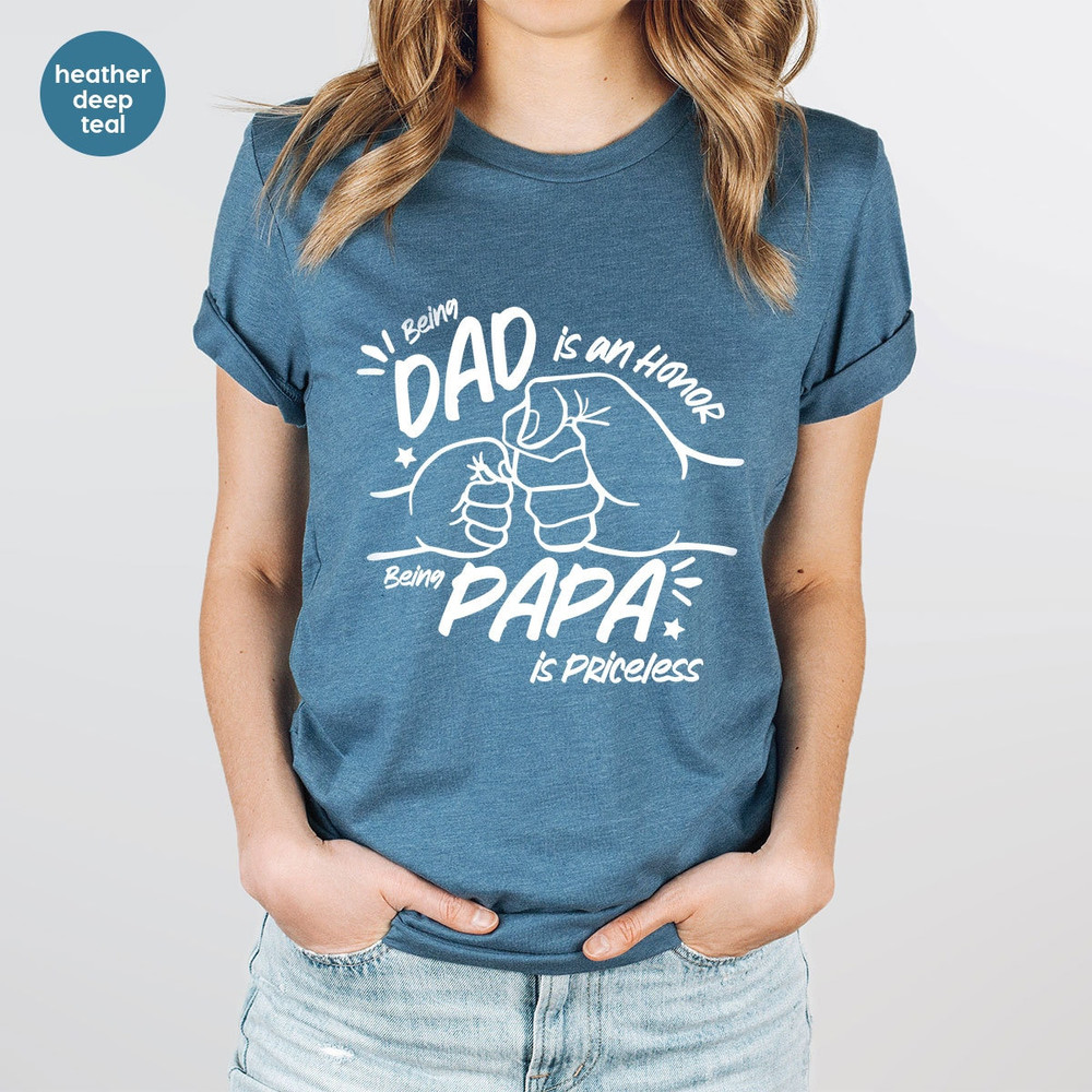 Custom Dad Shirts, Personalized Gifts for Dad, Funny Daddy Gifts, Fathers Day Shirt, Fathers Day Gifts for Grandpa, Papa Graphic Tees - 4.jpg